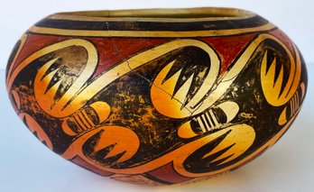 Hopi Pottery Bowl By Fannie Nampayo, (1900-1987)