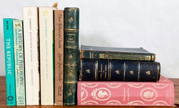 Vintage Literature Books- Plato's Republic, Emerson, Whitman & More!