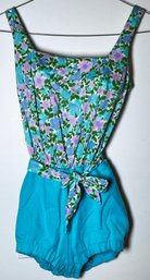 Vintage 1960s One Piece Bathing Suit