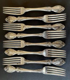 8 Sterling Silver Gorham 'Melrose' Dinner Forks