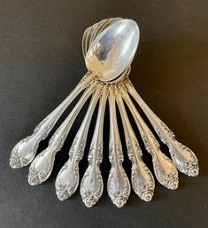 8 Sterling Silver Gorham 'Melrose' Spoons