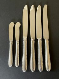 Towle Sterling Handled 'Silver Flutes' Knives