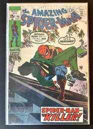 #90 The Amazing Spider-man Comic Book Bagged And Boarded