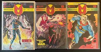 #1,2,3 Of Miracle Man Comic Books