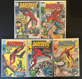 5 Silver Age Daredevil Comic Books Bagged & Boarded