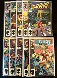 10 Daredevil Comic Books #208-#218