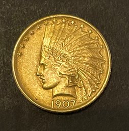1907 Ten Dollar Coin