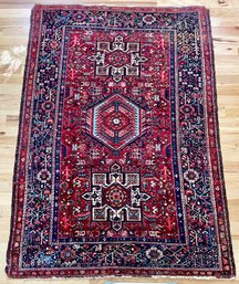 Gorgeous Red Tufted Floor Rug