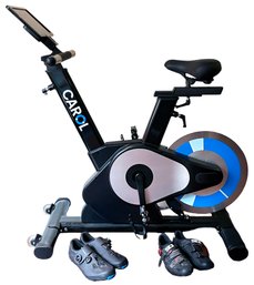 Carol AI-powered Exercise Bike & 2 Pairs Of Cleats