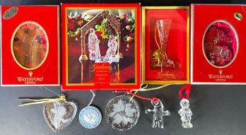 Waterford, Gorham, And Other Christmas Ornaments