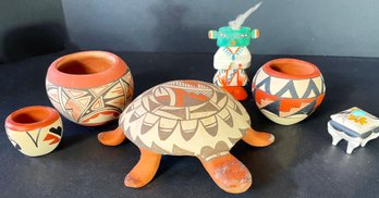 Assorted Native American Jemez Pottery