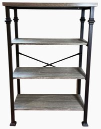Grey Industrial Style Shelving Unit