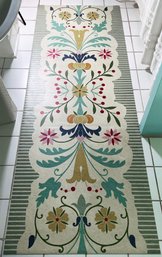 Jubilee Floor & Flair Vinyl Runner With Shower Curtain