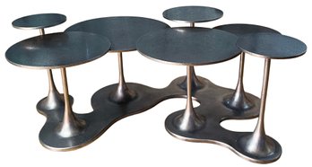 Bernhardt  Cerchi Aluminum Cocktail Table