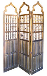 Middle-East Style 3 Fold Room Divider