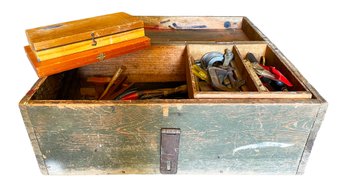 Antique Tool Box With All Contents Included