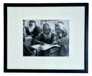 Framed Black And White Photograph Of Two Elders