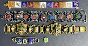 Fun Vintage Jewelry With Crest Motifs