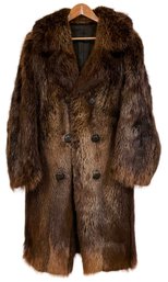 Vintage French Fur Coat, As Is