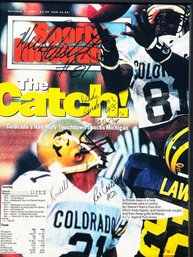 Signed CU Buffs Sports Illustrated Cover From 1994