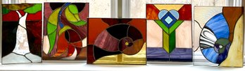 5 Gorgeous Original Stained Glass Panels