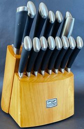 Chicago Cutlery Knife Set & Wooden Block