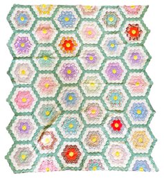 Beautiful Flower Pattern Quilt