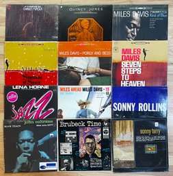 13 Jazz Essentials LP Vinyl Records- Miles Davis, Sonny Rollins, John Coltrane, Dave Brubeck & More!