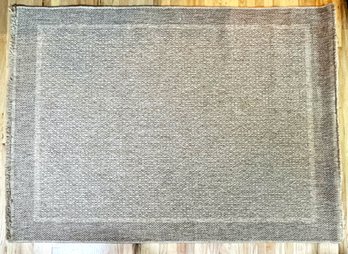 5' X 7' Natural Jute Area Rug With Short Fringe