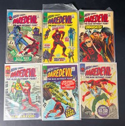 6 Daredevil Silver Age Comic Books Between #18 & #29