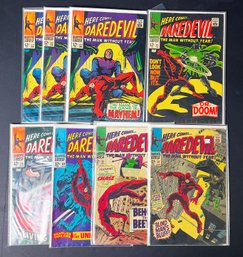 8 Daredevil Comic Books Between #31 & #39 With Duplicates