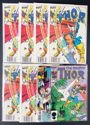 8 Thor Comic Books Including 6 Copies Of #337, 1st Appearance Of Beta Ray