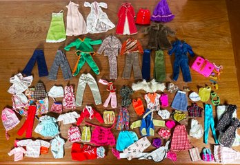 Large Lot Of Vintage Barbie & Ken Doll Clothes & Accessories