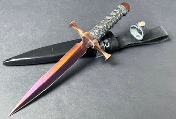 What Appears To Be A Handforged Dagger In Sheath