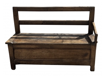 Antique Bench With 1 Arm