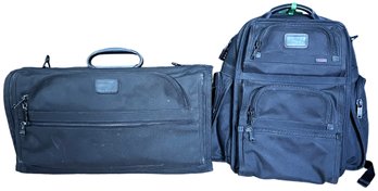 Tumi Garment Bag And Backpack