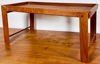 Mid Century Kalmar Designs Folding Teak TV Tray