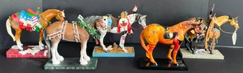 5 Painted Ponies Figurines With Original Boxes