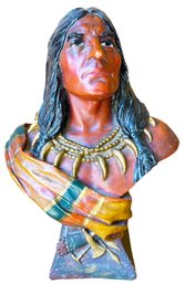 Native American Head / Bust Statue
