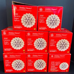 8 100-light Christmas Spheres - 6' Diameter