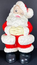 Vintage Cheeky Santa Claus Statue