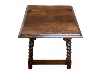 English Style Carved Tiger Stool Bench Table