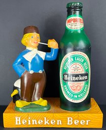 Vintage Heineken Statue