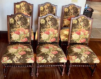 Dining Chairs Renaissance Style Set Of 6