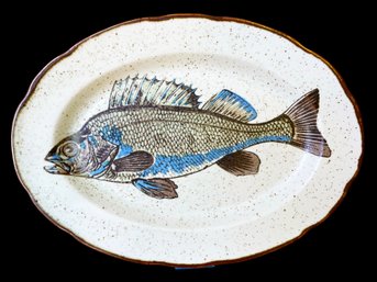 'fish' Ceramic Serving Plate