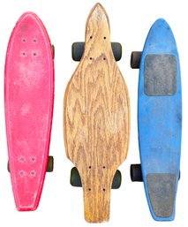 3 Vintage 1970s Skateboards