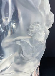 Clear Acrylic Resin Sculpture, 'Prologue', By Frederick Elliot Hart (American 1943-1999)