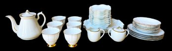 Large Lot Of Tea Set With Serving Platers, Plates, Tea Cups