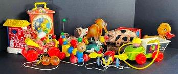 Vintage Toy Lot Including Little Snoopy, Fisher Price & More!
