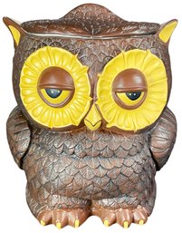 Large Vintage Owl Canister